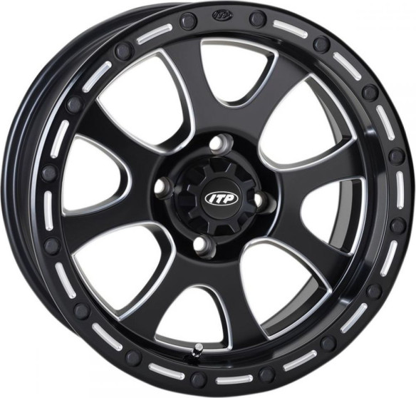 JANTA TSUNAMI 14X7 BOLT PATTERN 4/115 OFFSET 5+2 BLACK