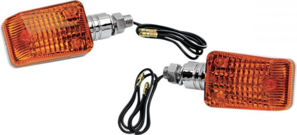 Semnalizari Universale Dot Halogen Chrome Amber Lens