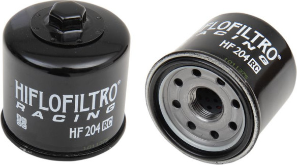 Filtru Ulei Racing With Nut Glossy Black HF204rc