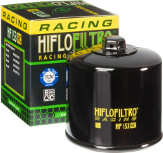 Filtru Ulei Racing With Nut Glossy Black HF153rc