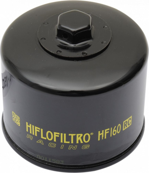 Filtru Ulei Racing With Nut Glossy Black HF160rc