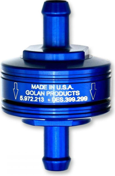 Peak Flow Mini FILTRU BENZINA 5/16 Super Mini Albastru