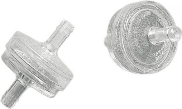 IN LINE FILTRU BENZINA DISC SHAPE 3/16" STAINLESS STEEL CLEAR 20 PK