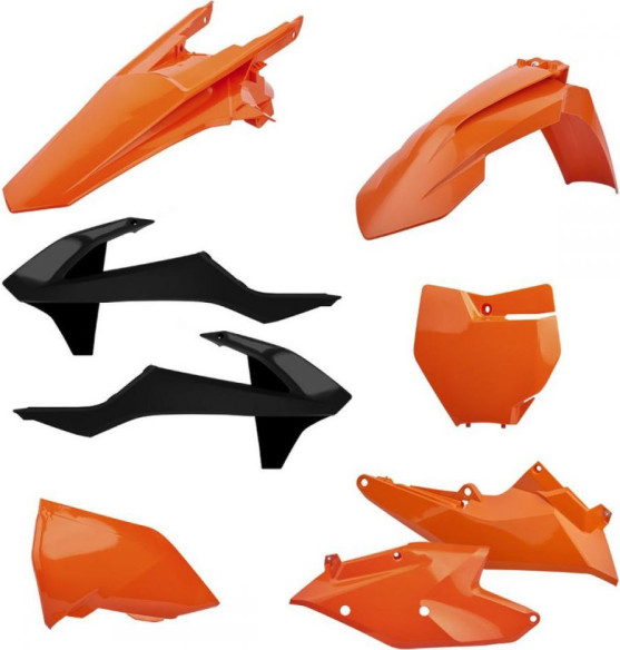 Kit Plastice KTM EXC/EXC-F/XC/250/350/450 Black/Orange 90881