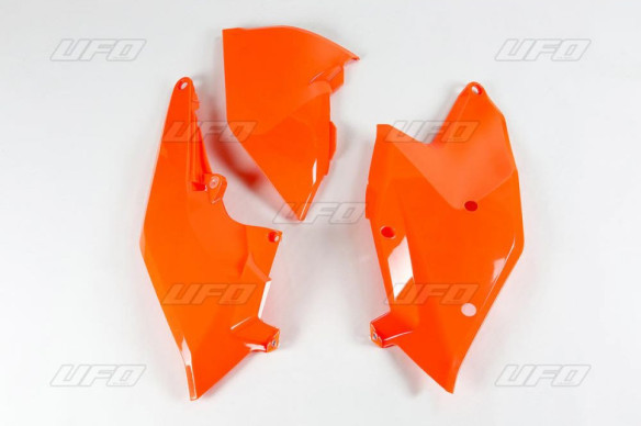 Panouri Laterale Si Protectie Capac Filtru Aer KTM EXC 2017-2019 Fluo Portocaliu