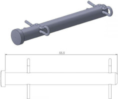 Pin (Cui de schimb ) Placute Frana - 213024