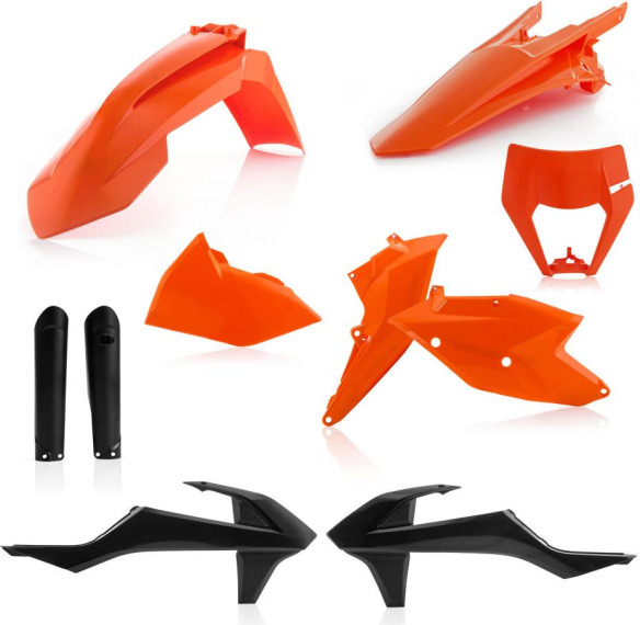 Kit Plastice Complet AC KTM EXC-EXCF Original Color 2017-2019
