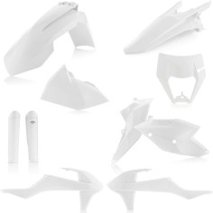 Kit Plastice Complet AC KTM EXC-EXCF White 2017-2019