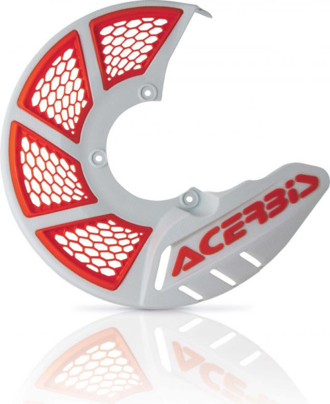 Protectie Disc Frana Fata AC X-Brake 2.0 Alb/Portocaliu