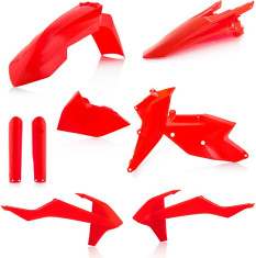 Kit Plastice AC KTM EXC/EXCF 2017-2019 Portocaliu Fluo Fara Placa Far