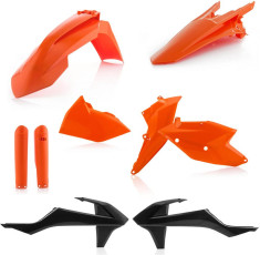 Kit Plastice AC KTM EXC/EXCF 2017-2020 Portocaliu/Negru Fara Placa Far