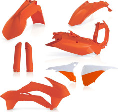 Kit Plastice AC KTM EXC/EXCF 2016 Portocaliu Fara Placa Far