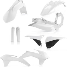 Kit Plastice AC KTM EXC/EXCF 2016 Alb Fara Placa Far