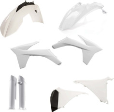 Kit Plastice AC KTM EXC/EXCF 2012-2013 Alb Fara Placa Far