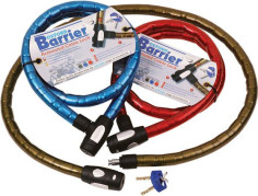 BARRIER AMOURED CABLE LOCK - SMOKE