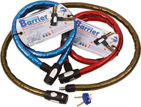 BARRIER AMOURED CABLE LOCK - SMOKE