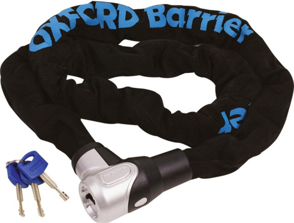 BARRIER CHAINLOCK 1.5M BLACK SLEEVE
