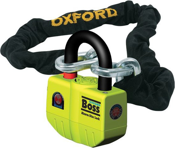 BOSS ALARM DISC + 12mm X 1.5M CHAIN