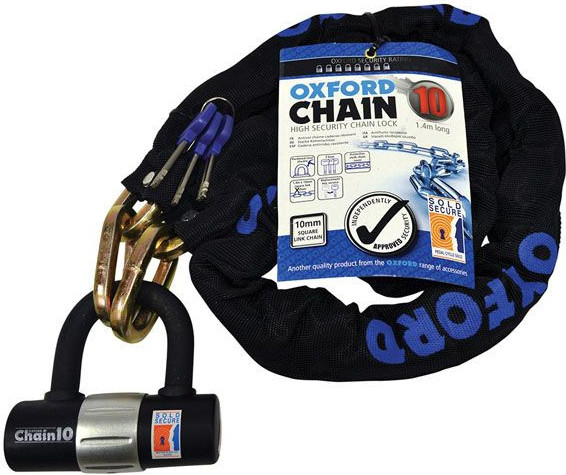 CHAIN10 10mm X 1.4M CHAIN & LOCK
