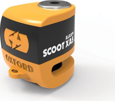SCOOT XA5 ALARM DISC LOCK (5.5mm PIN) ORANGE/BLACK -