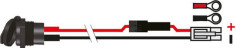 12V DIN SOCKET & 10A FUSED LOOM