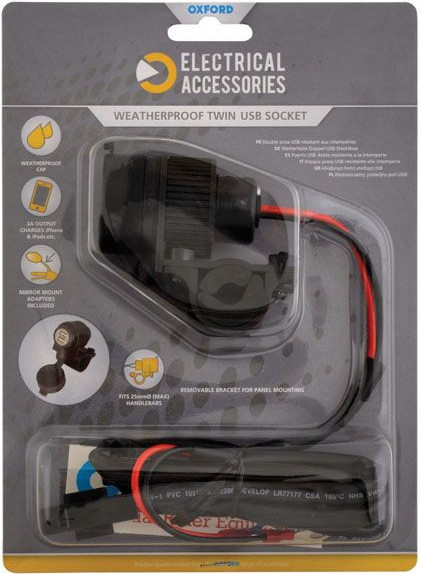 USB 5V 2AMP DUAL SOCKET & FUSED LOOM