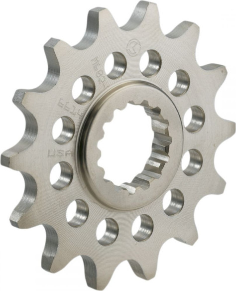 C45 PINION FATA OTEL CARBON:15 DINTI KTM/HUSQVARNA