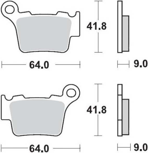 Placute Frana Racing Gp Sinderpro Offroad 094412