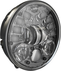 Far LED Hdlight Adap2 Ped Bk 5.75