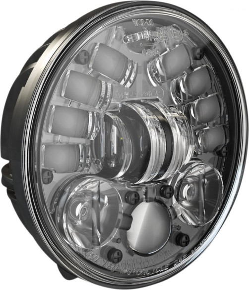 Far LED Hdlight Adap2 Ped Bk 5.75