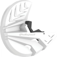 Protectie Disc Frana+Furca Kawasaki KX25F/KX450F 13-20 White