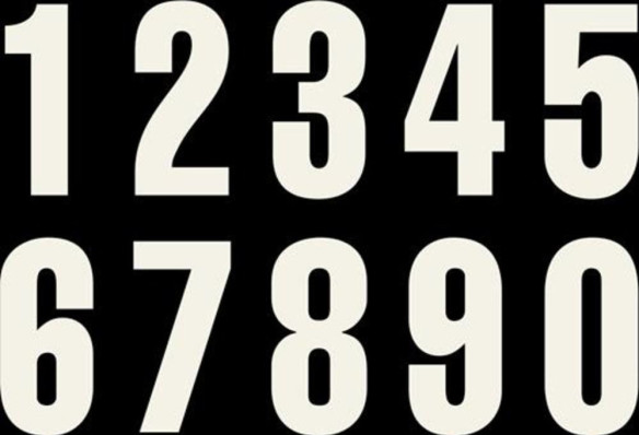 Start numbers KTM