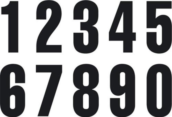 Start numbers KTM