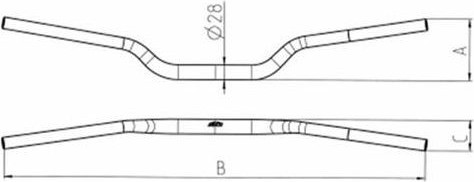 Handlebar Husqvarna