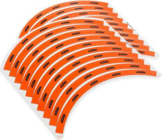 Wheel rim sticker kit KTM