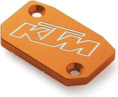 Brake fluid reservoir and clutch reservoir cover KTM