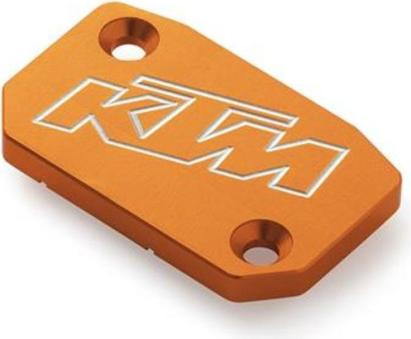 Brake fluid reservoir and clutch reservoir cover KTM