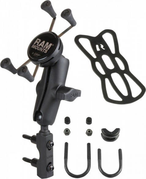 X-grip Suport Mobil Prindere Rezervor Lichid Frana/Ambreiaj Aluminum Steel Black - Ram-b-174-un7