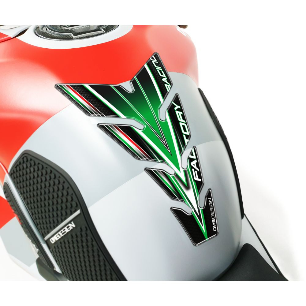 Tankpad Factory Rac Rd Negru-Verde 43010858 2020 | ONEDESIGN 43010858 - Moto24
