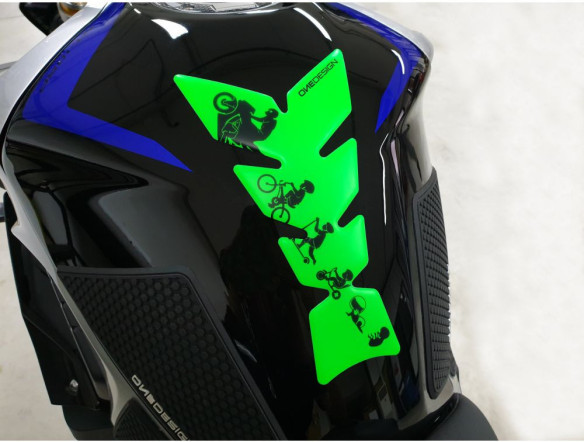 Tankpad Matt Fluo Negru/Verde 43010816 2020