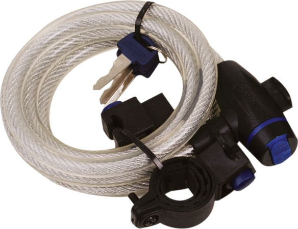 Cablu Antifurt 1.8M X 12mm - CLEAR
