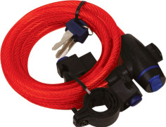 Cablu Antifurt 1.8M X 12mm - RED