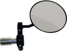 BAR END MIRRORS - BLACK - BLACK