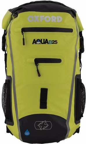 AQUA B-25 BACKPACK - BLACK/FLUO