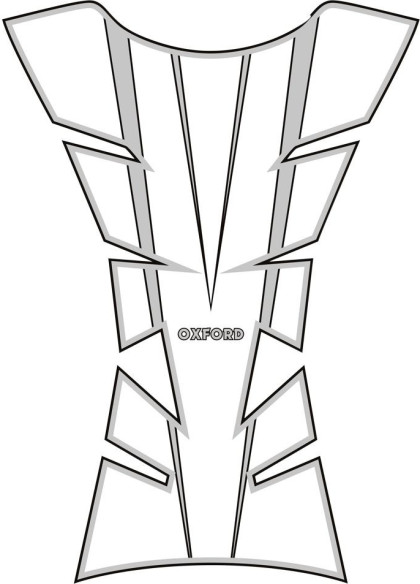 Sheer Arrow Tank Pad - Argintiu