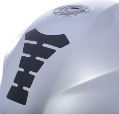 Tank Pad Carbon in relief