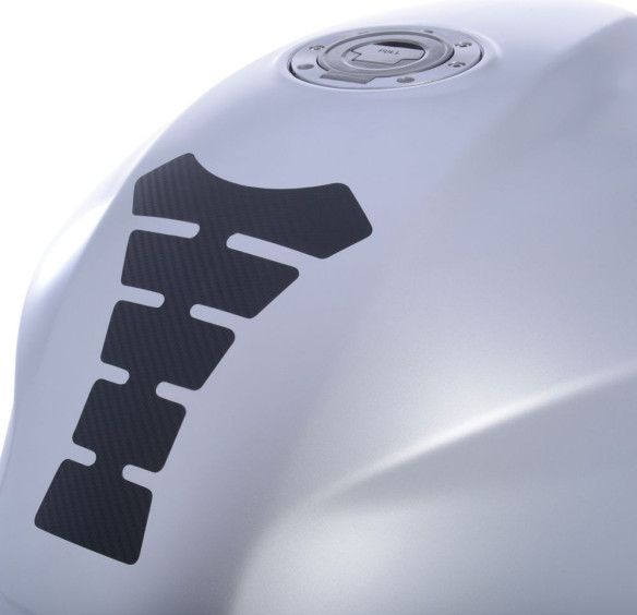 Tank Pad Carbon in relief