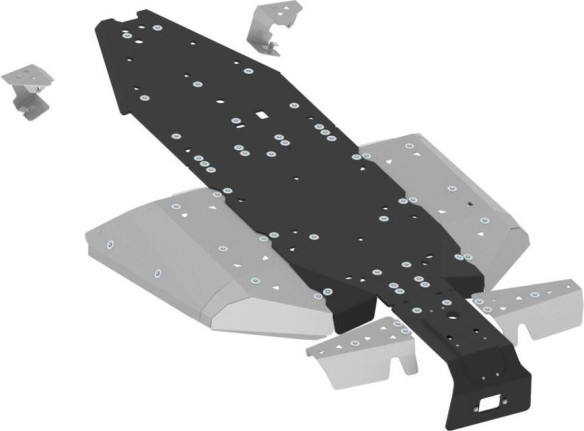 Scut Integral Aluminiu ZFORCE 1000 Sport/ZFORCE 950 Sport
