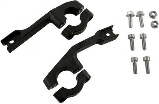 Kit Montaj Handguard ATV Uniko Vented Black/White