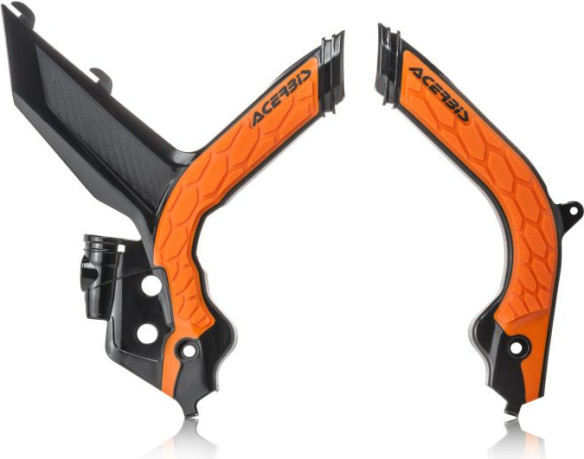 Protectii Cadru X-Grip KTM EXF/EXC-F 250/300 Black/Orange 0024009.313